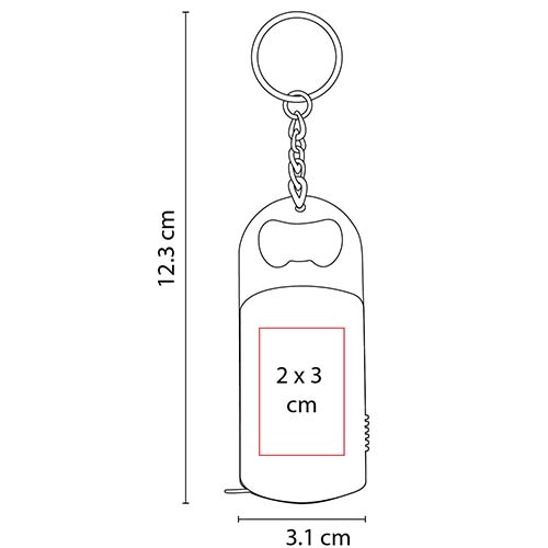 LLAVERO DESTAPADOR KINZIG      