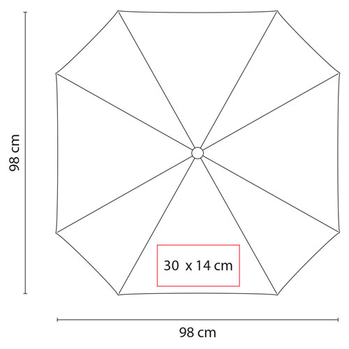 PARAGUAS CUADRADO      