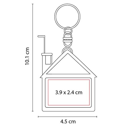 LLAVERO FLEXÓMETRO CASITA