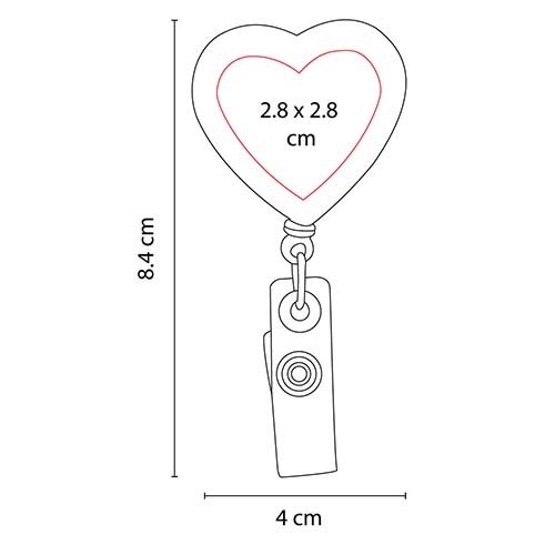 PORTAGAFETE CORAZÓN      