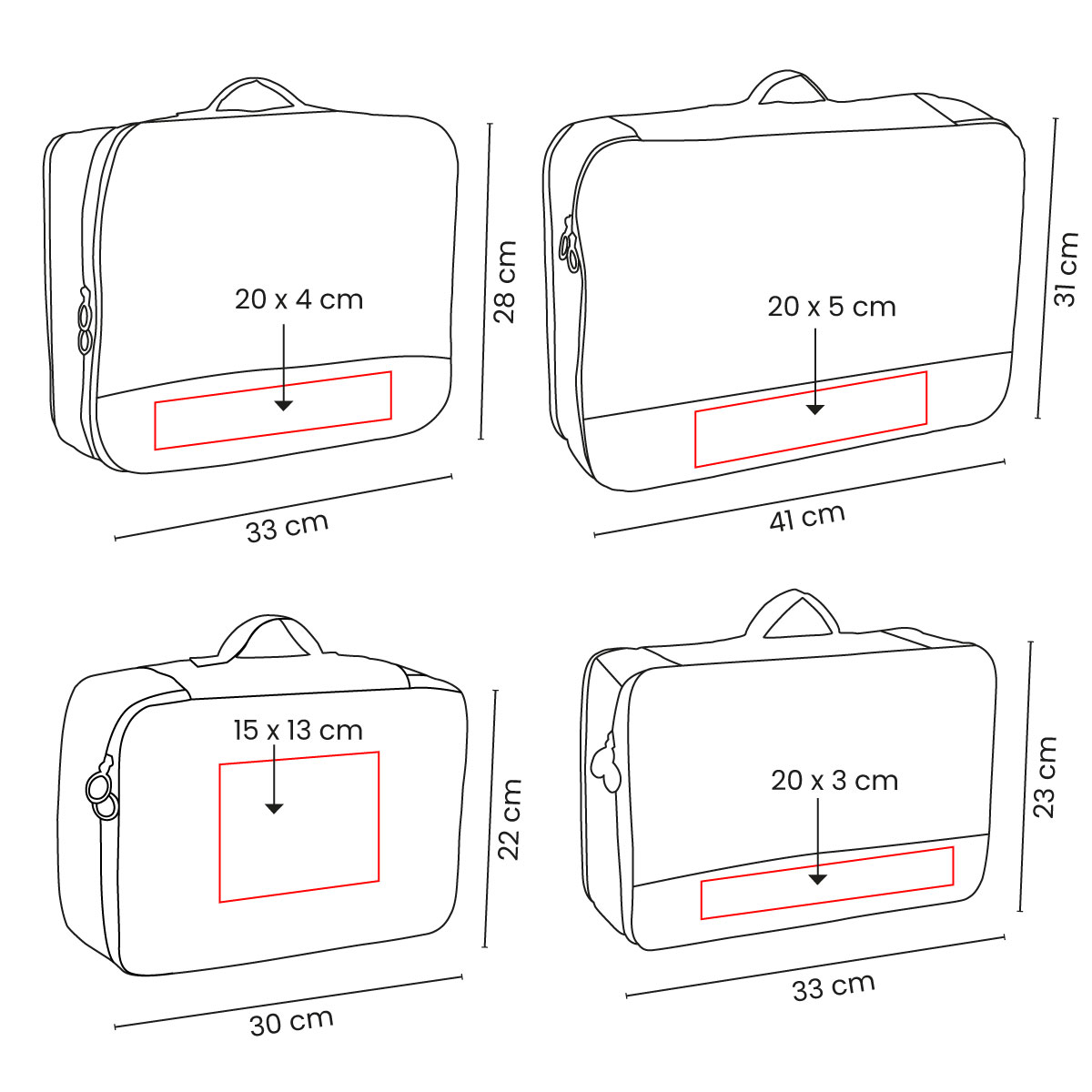 SET ORGANIZADOR DE VIAJE DEVIKA