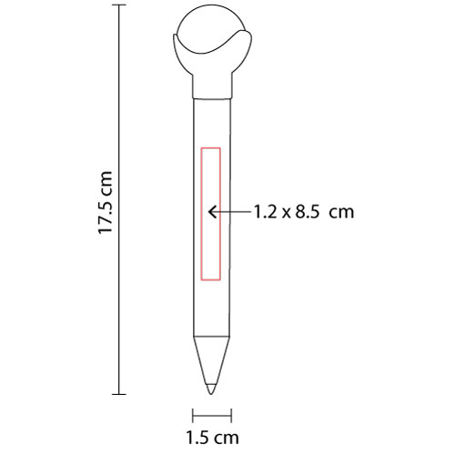 BOLÍGRAFO CON PELOTA BYRON