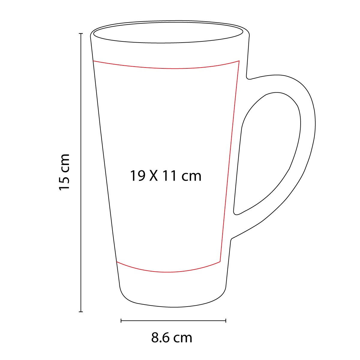 TAZA PARA SUBLIMAR RANIJI BLANCO