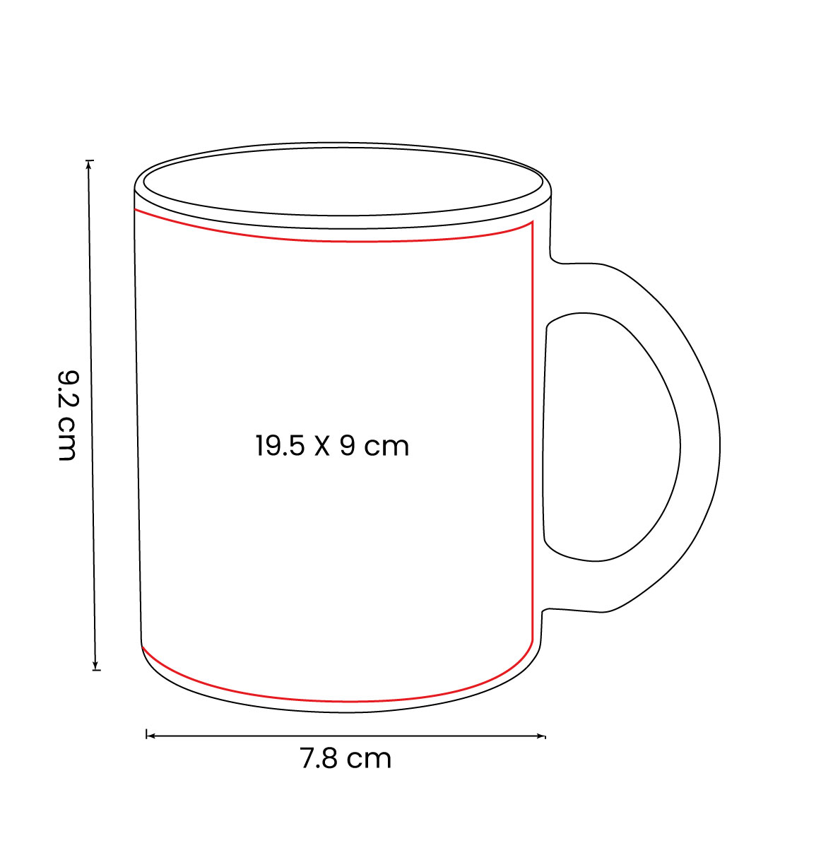 TAZA PARA SUBLIMAR TECAF