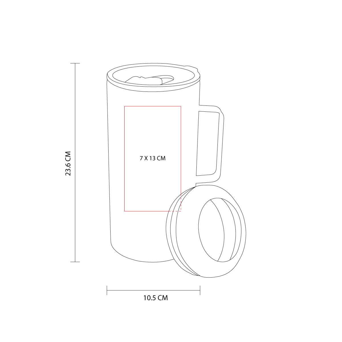 Termo Porta-Botella Tuffy